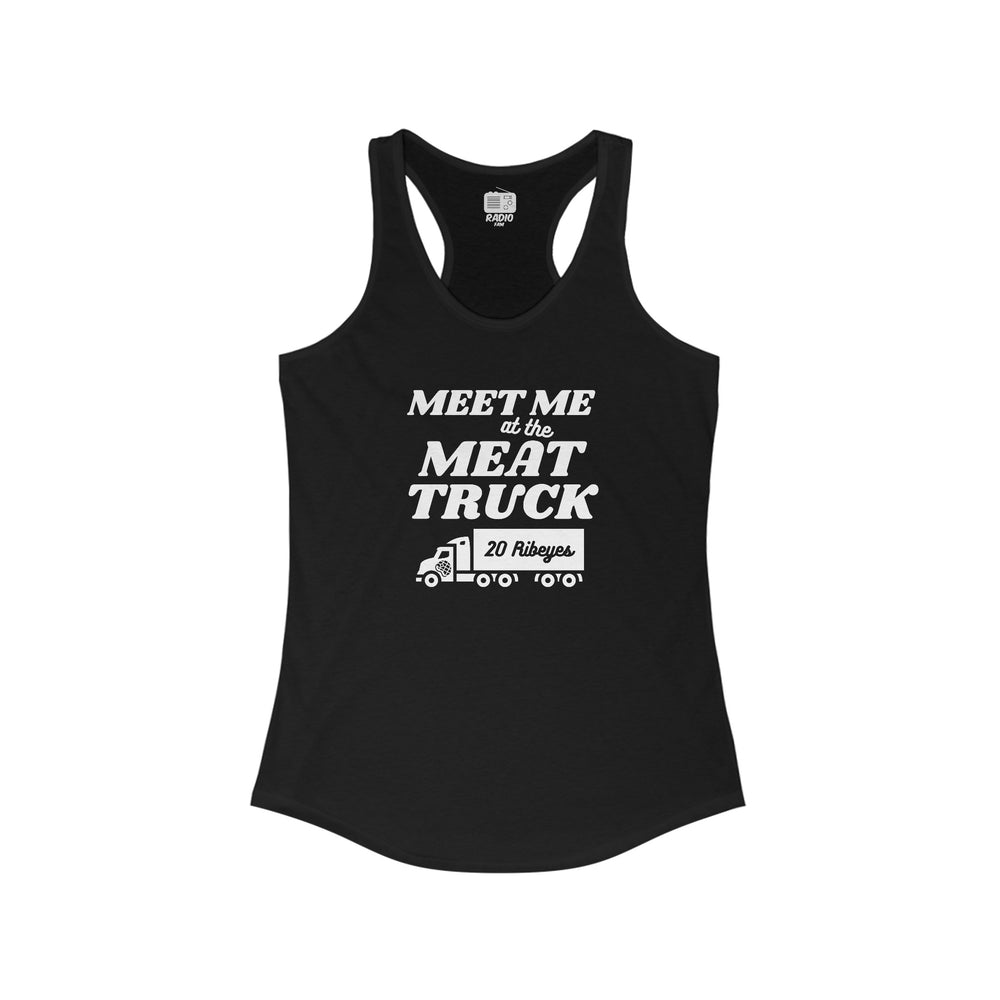 Meet Me At The Meat Truck Women's Slim-Fit Tank